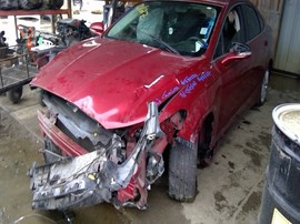 2016 FORD FUSION, BURGUNDY, SE MODEL, 1.5L, TURBO, AT.  F25230